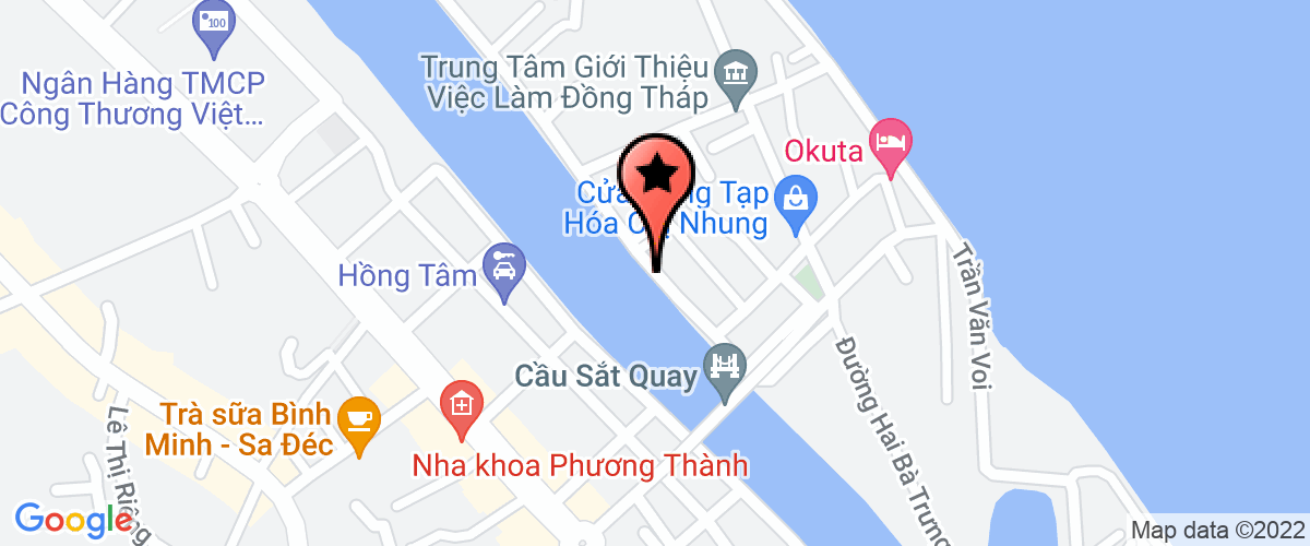 Map go to Hoi Nong Dan VietNam thanh pho Sa Dec