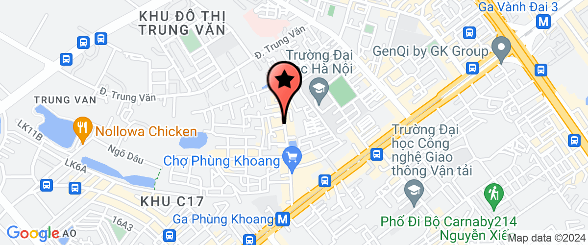 Map go to Khanh Dat Commercial Investment Joint Stock Company