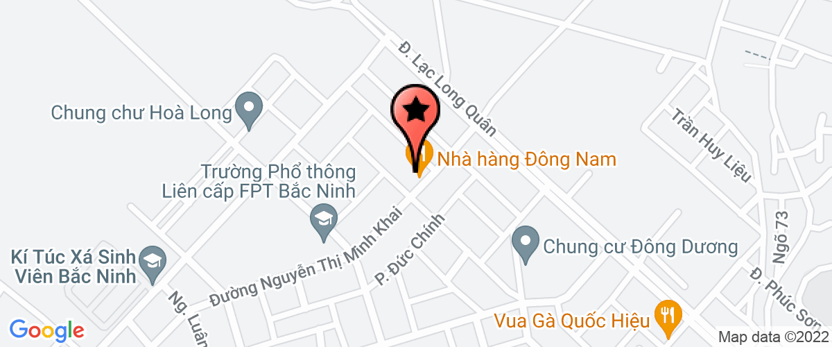 Map go to Dong Nam Culinary Service Company Limited
