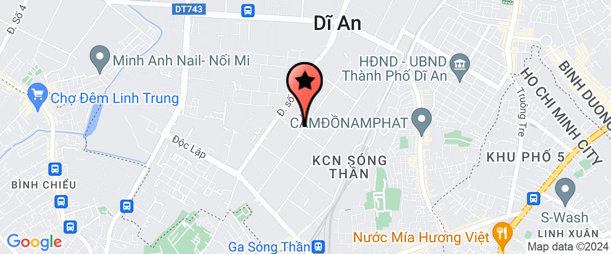 Map go to GEMADEPT ( Nop ho thue nha thau nuoc ngoai ) Logistics Company Limited