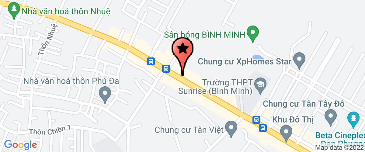 Map go to Quang Minh Green Joint Stock Company