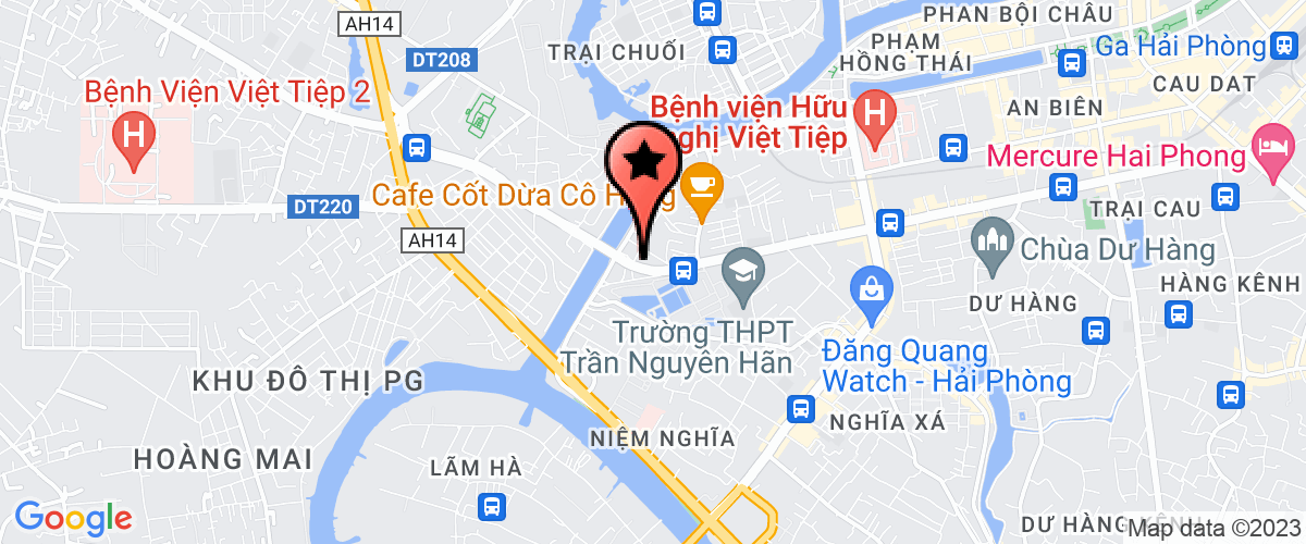 Map go to Branch of  Thien An  Boi Duong Profession And Training Center Trading Joint Stock Company