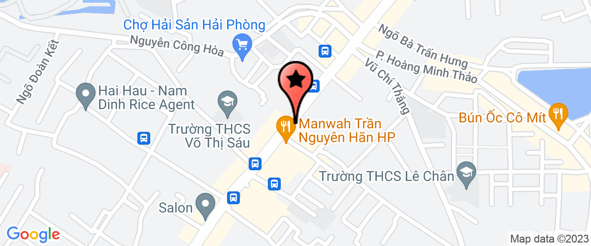 Map go to thuong mai du lich Hoang Tung Company Limited