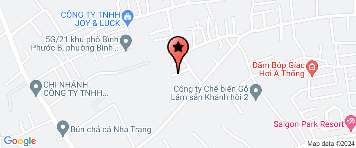 Map go to Thai Thanh Phu Company Limited