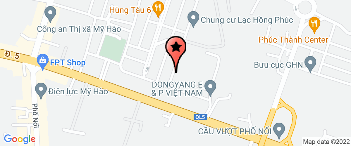 Map go to Yotsugi Vietnam Co.,Ltd