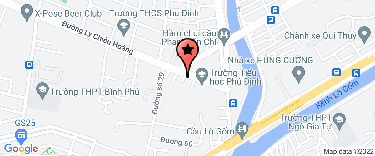 Bản đồ đến Công Ty TNHH Lamsung