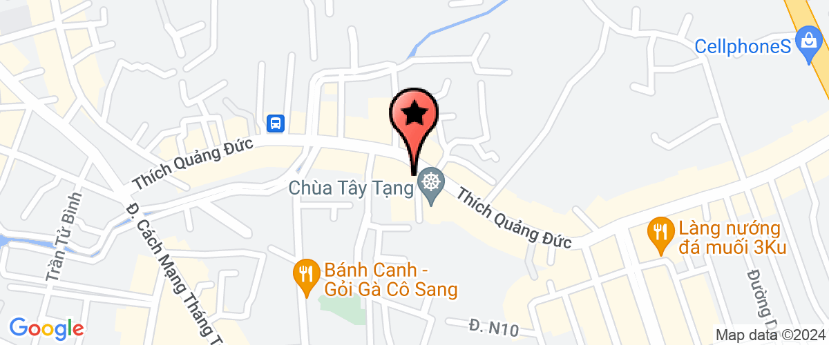 Map go to Trang An Advertising Company Limited