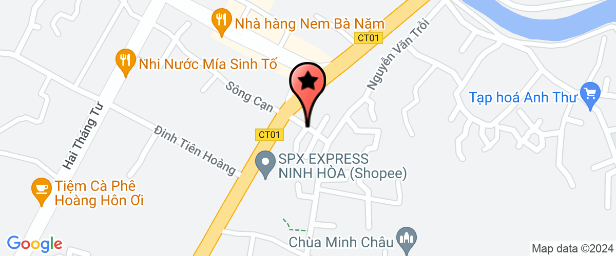 Map go to TM - DV Hoa Thinh Company Limited