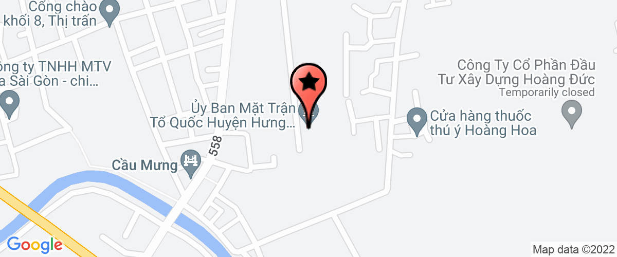 Map go to UB mat tran to quoc hung nguyen District