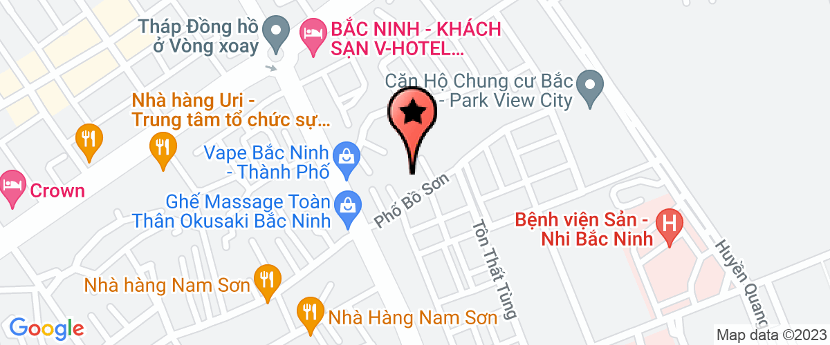 Bản đồ đến Công Ty TNHH Phát Triển Thể Thao Và Thương Mại Kids Football Bắc Ninh