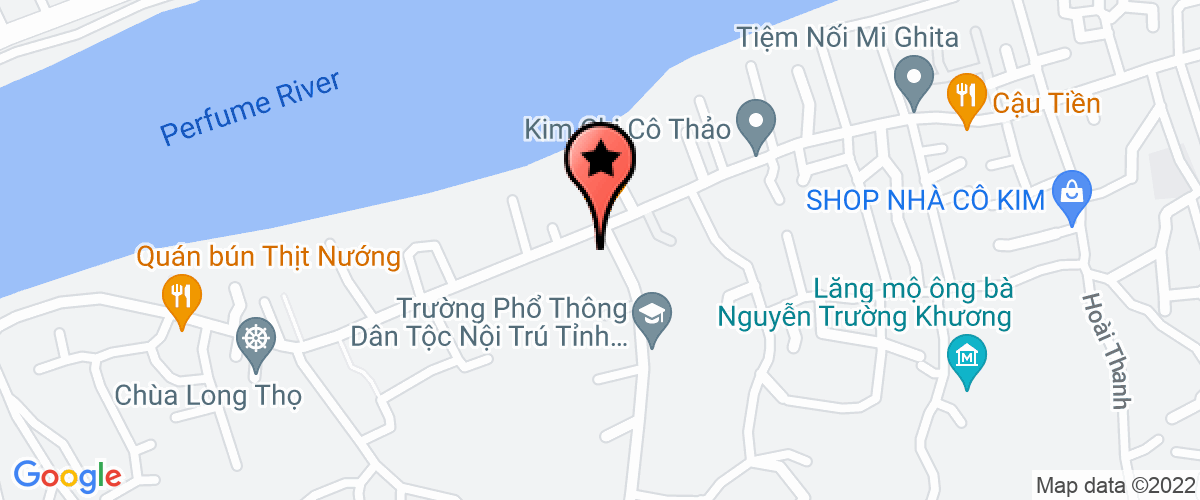 Map go to Hue Urban and Housing Development Investment Joint Stock Company