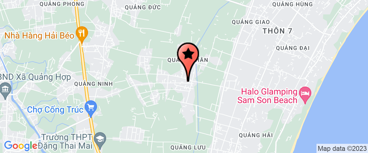 Map go to Quang Nhan Elementary School