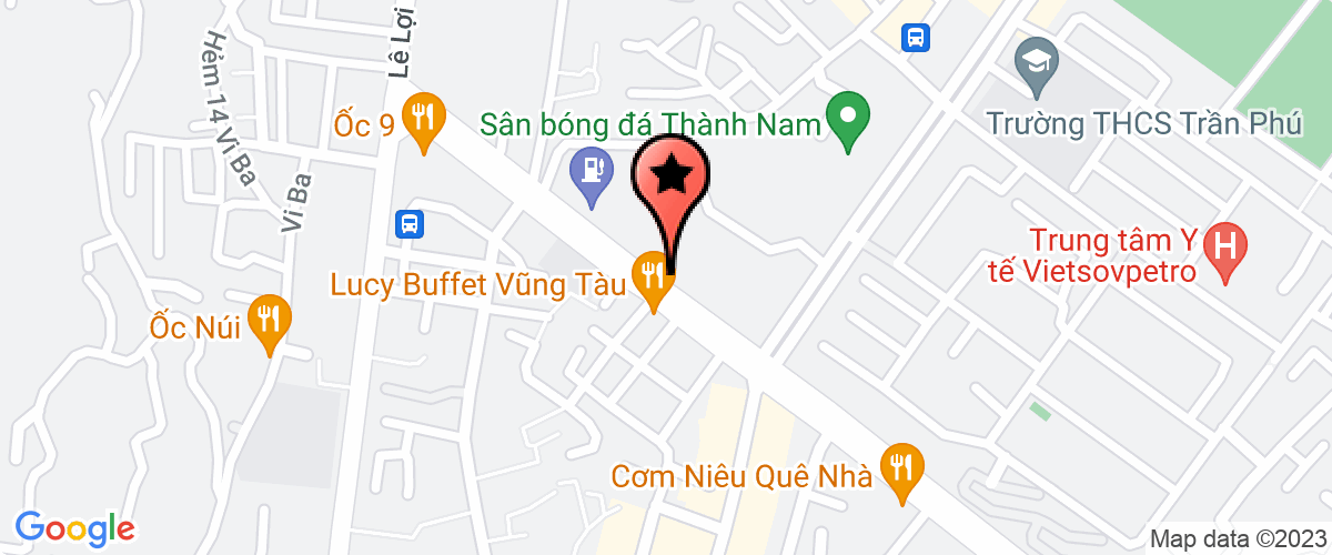 Map go to Vung Tau Entertainment Joint Stock Company