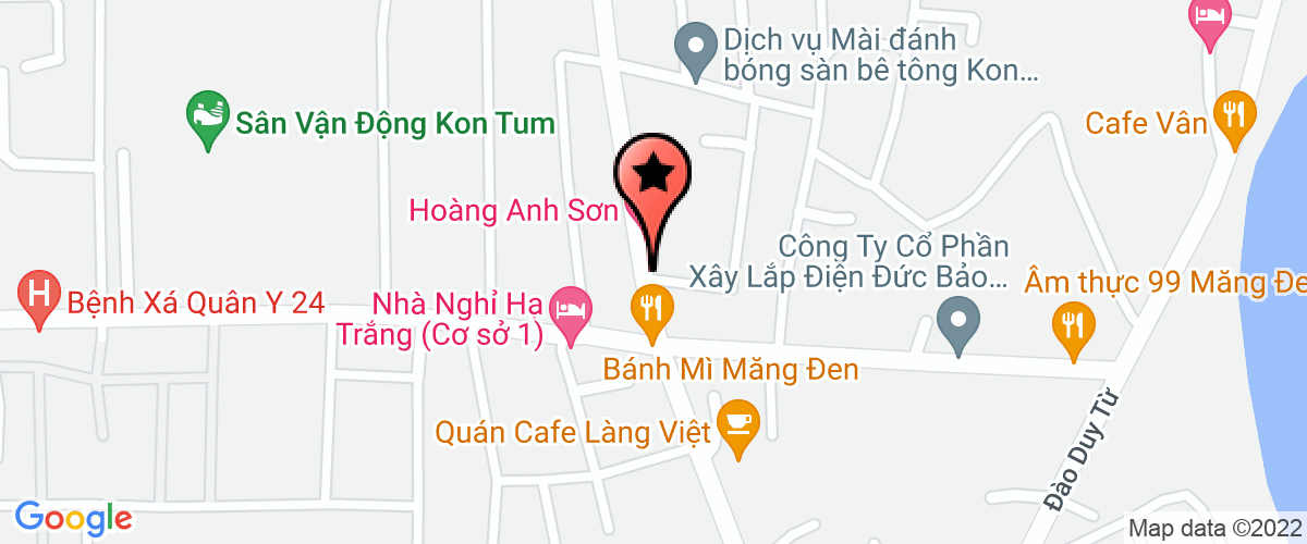 Map go to Manh Nguyen Kon Tum Company Limited