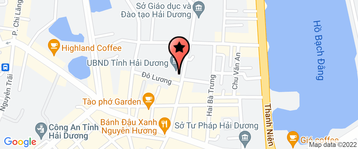 Map go to Van phong doan DBQH va HDND Hai Duong Province