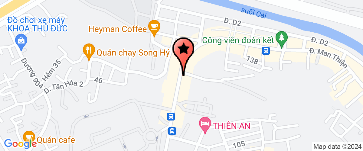 Map go to Binh Tam Transport Trading Service Company Limited