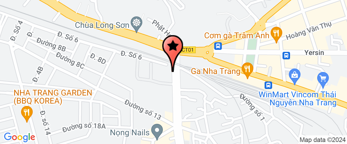 Bản đồ đến Chi Nhánh Công Ty TNHH Thương Mại Dịch Vụ Điện Gia Dụng Thiên Phú Tại Nha Trang