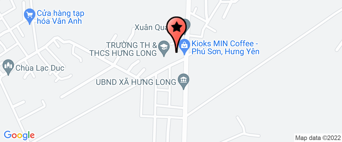 Map go to UBND xa Hung Long