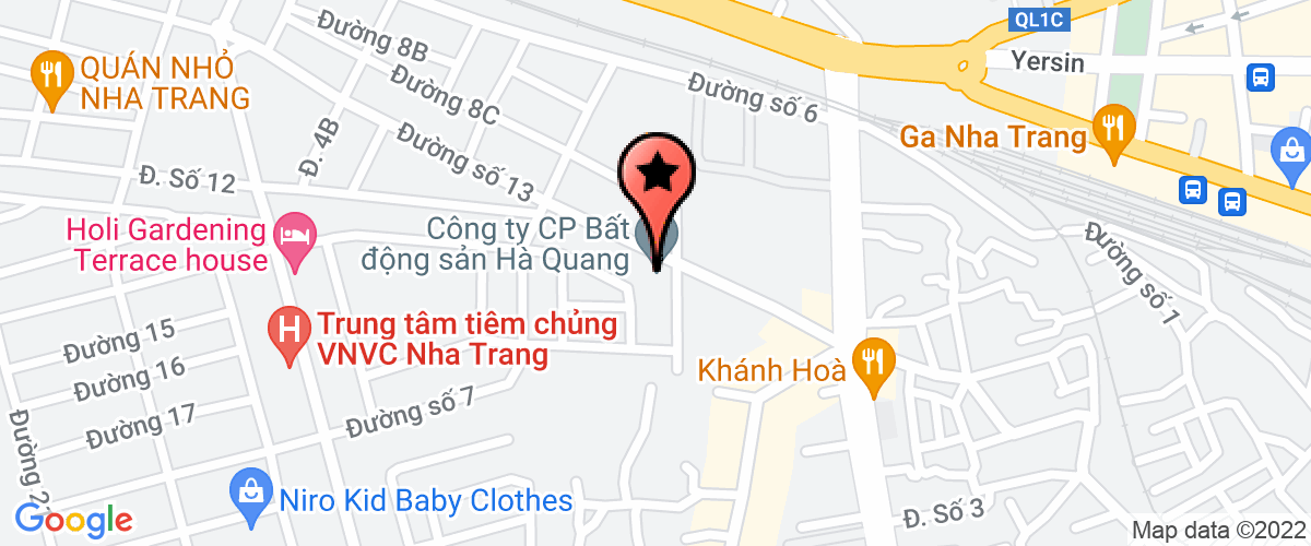 Bản đồ đến Công Ty TNHH XD - TM Thành Đạt Nha Trang