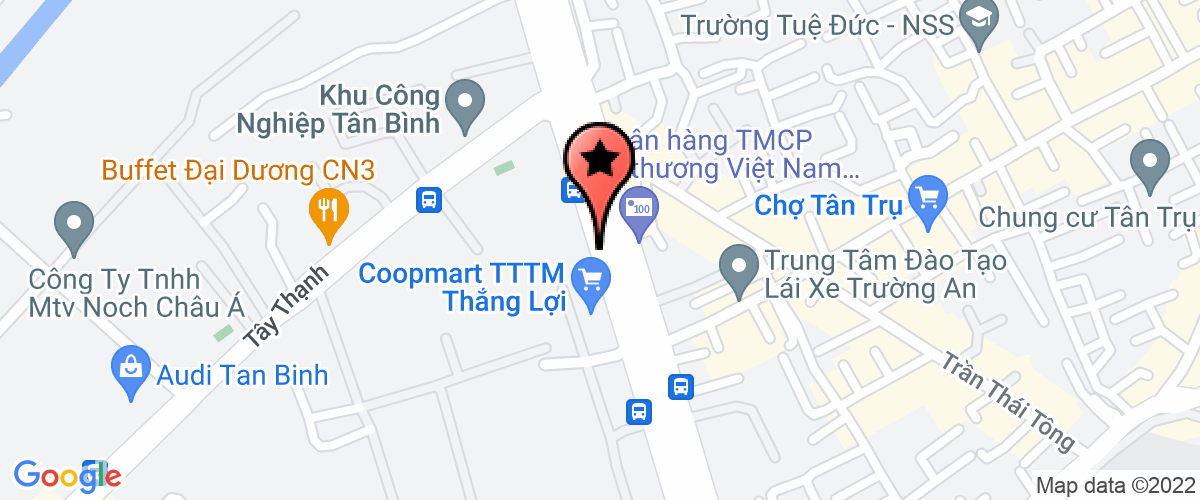 Bản đồ đến Công Ty TNHH TM DV Đầu Tư Quảng Cáo Việt