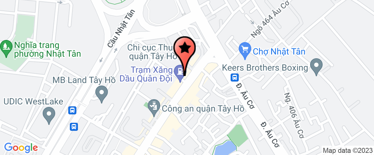 Map go to Vien kiem sat nhan dan Quan Tay Ho