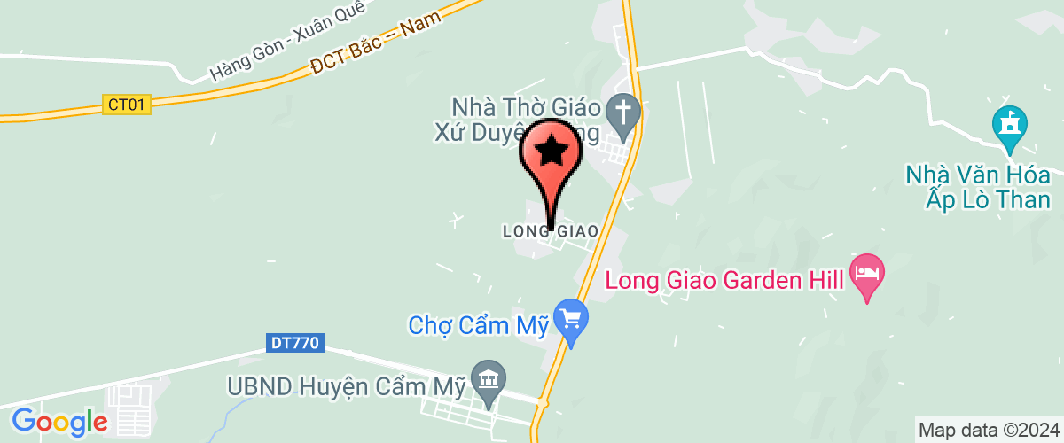 Map go to Hoi Nong Dan VietNam Cam My District