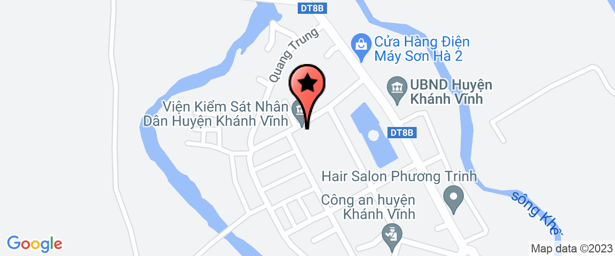 Map go to Khanh Vinh District Social Insurance