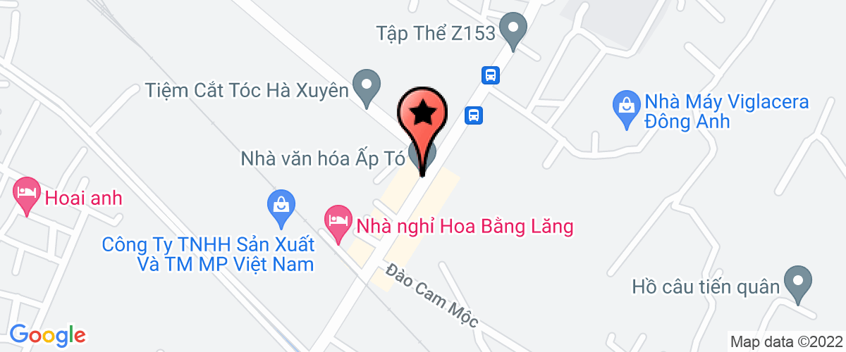 Map go to co phan co khi xay dung thuong mai Tai Anh Company
