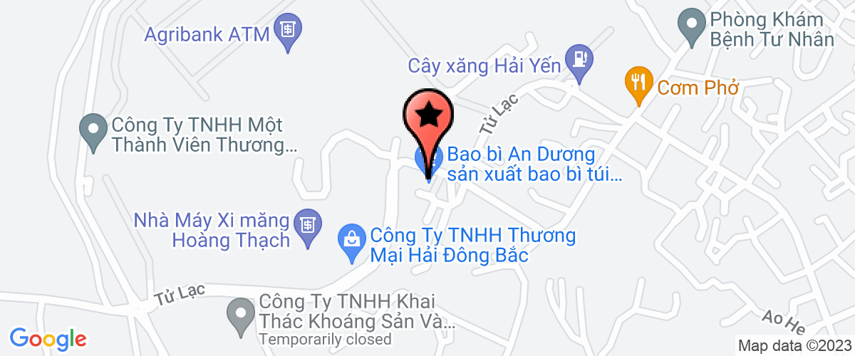 Map go to van tai va thuong mai Thanh Hung Co-operative