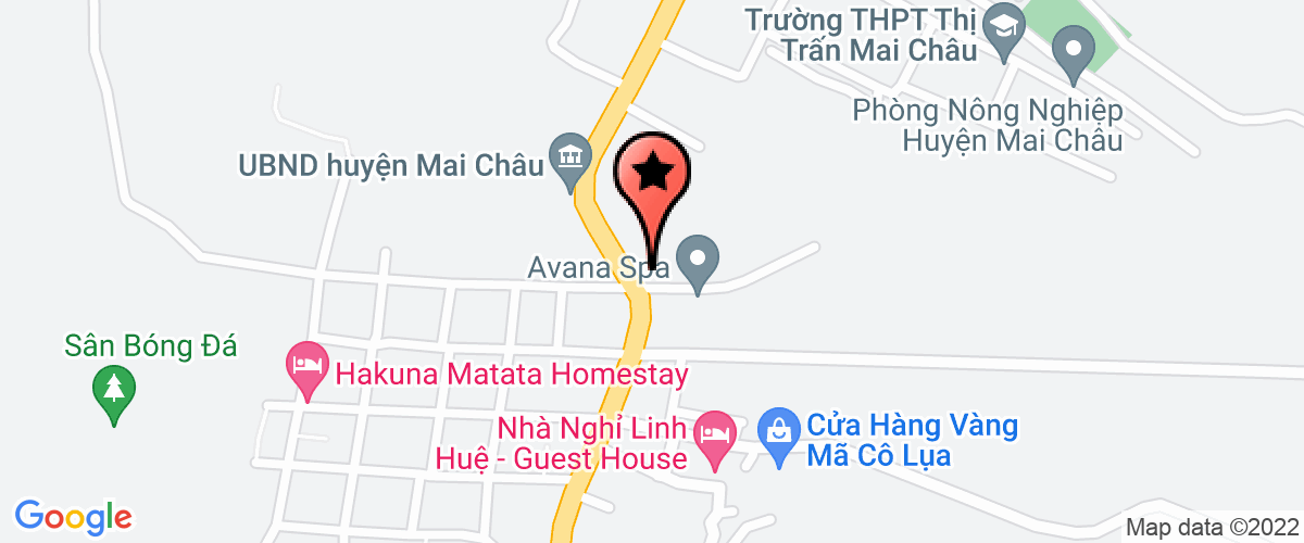 Map go to Toa an Mai Chau District