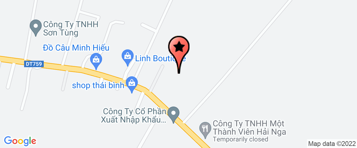 Map go to thuong mai dich vu xuat nhap khau Nga Hai Company Limited