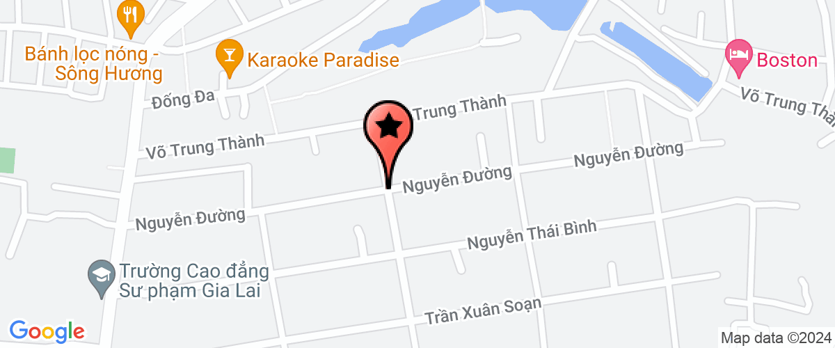 Map go to Ngoc Bach Gia Lai Construction Trading Private Enterprise