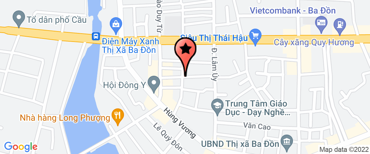 Map go to Toa an Nhan dan thi xa Ba Don