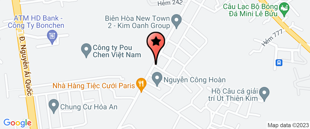 Map go to Viet Long Food Trading Production Company Limited