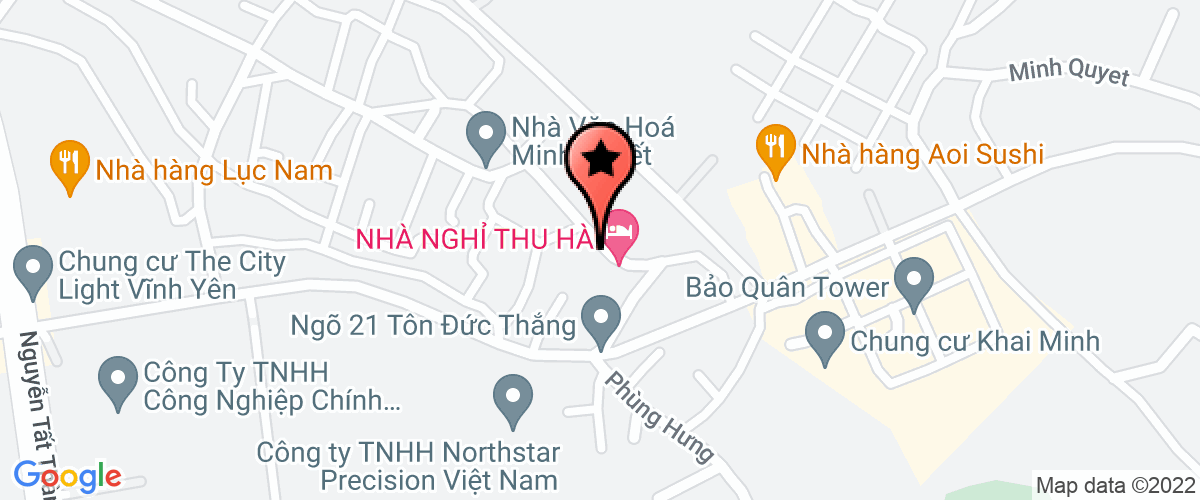 Map go to mot thanh vien xay dung Toan Oanh Company Limited