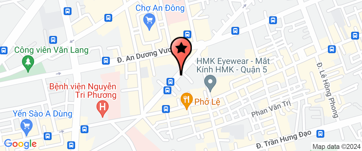 Map go to Giam Can Tham My My Truc Company Limited