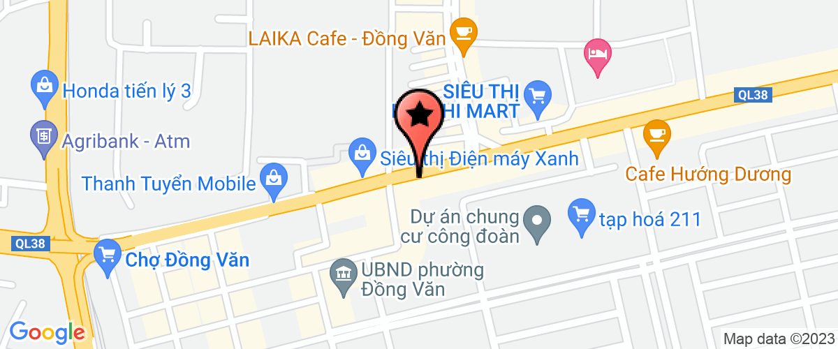 Map go to Dat Duong Technology Informaticcompany Limited