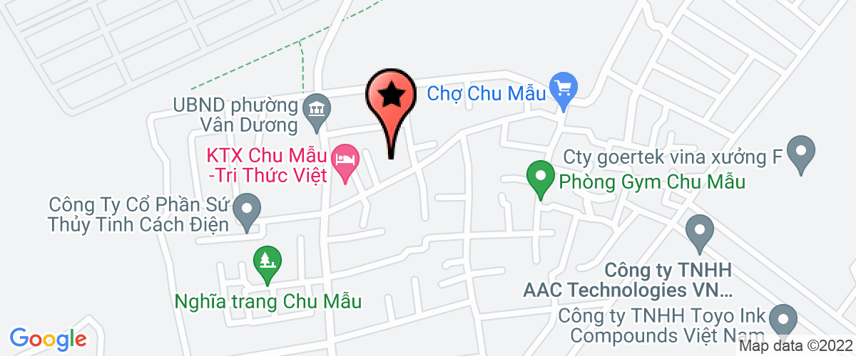 Map go to Van Duong Secondary School