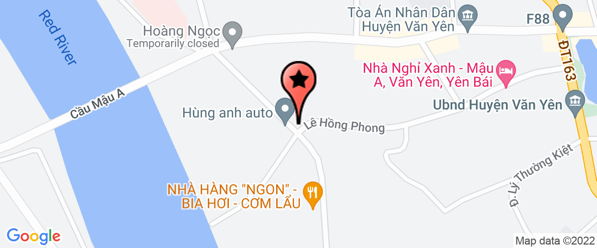 Map go to Hoang Que - Van Yen Company Limited