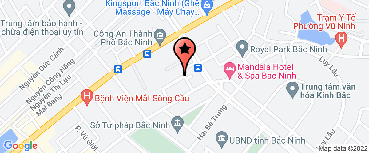 Map go to Tien An Investment Joint Stock Company
