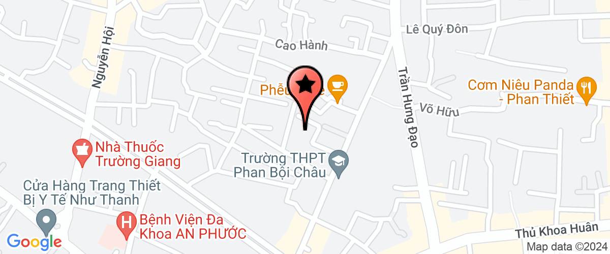 Map go to BQL DA XDCB KTCT Thuy Loi Binh Thuan Investment Company Limited