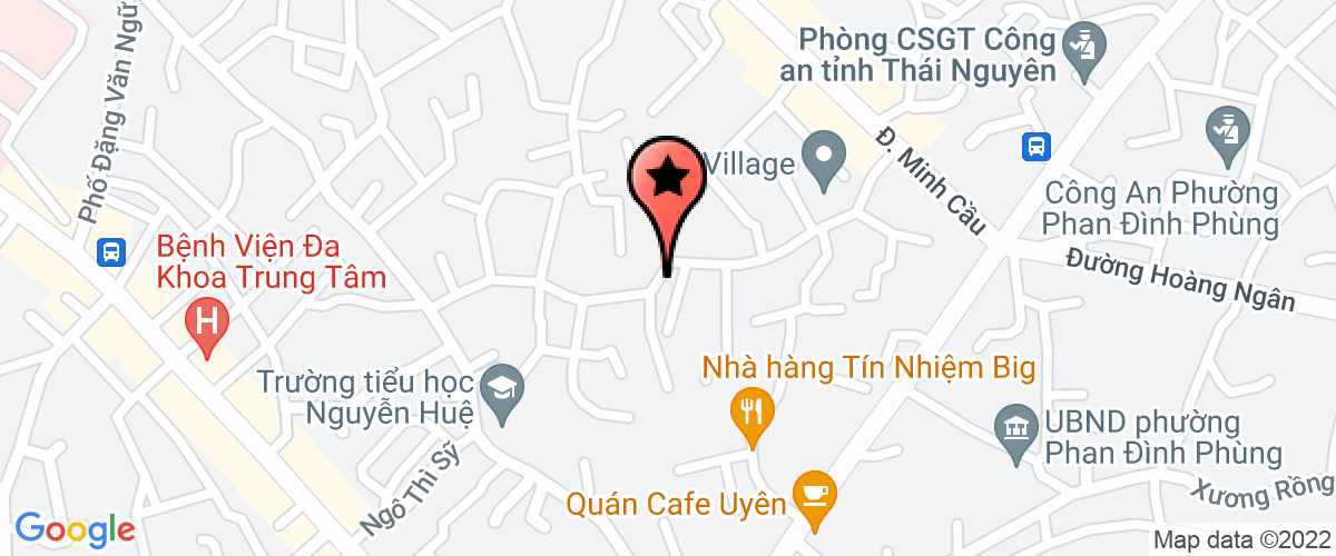 Map go to Nha Trang Secondary School