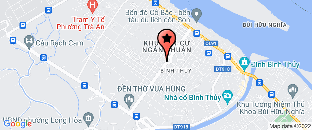 Bản đồ đến Đài Truyền thanh quận Bình Thủy