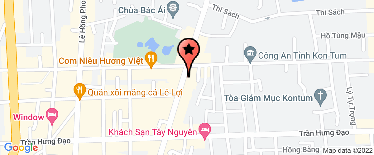Map go to Ngan hang Nha nuoc chi nhanh Kon Tum Province