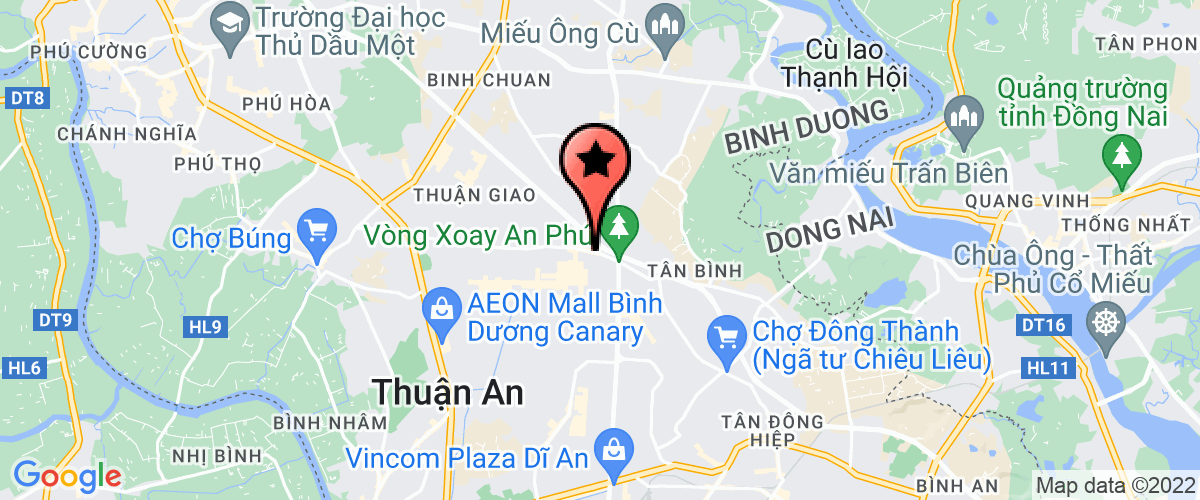 Bản đồ đến Thành Lâm