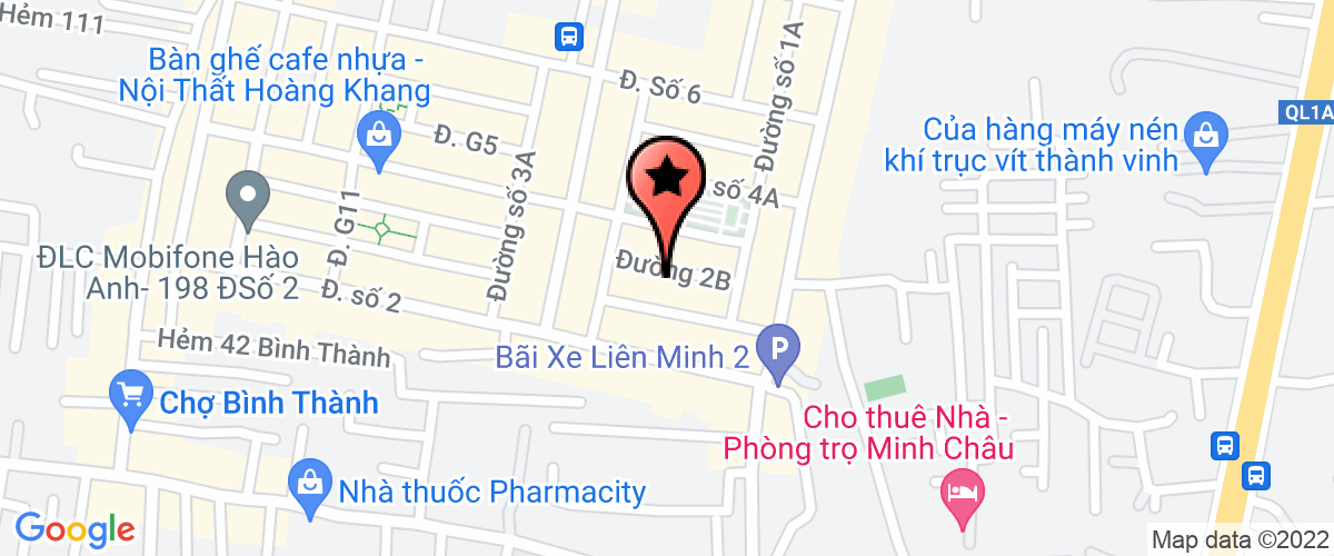 Map go to Dang Khue Service Trading Construction Company Limited