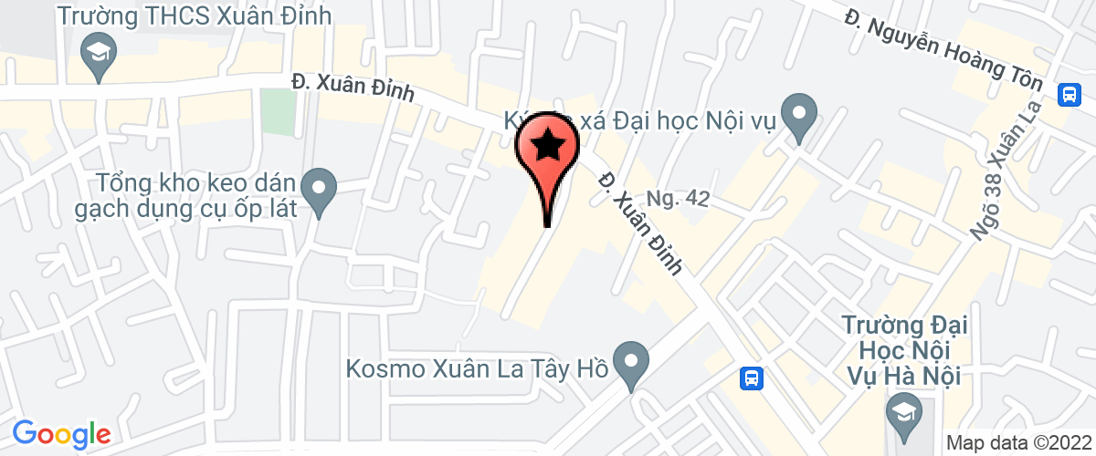 Map go to Ant Ha Noi Import Export Company Limited