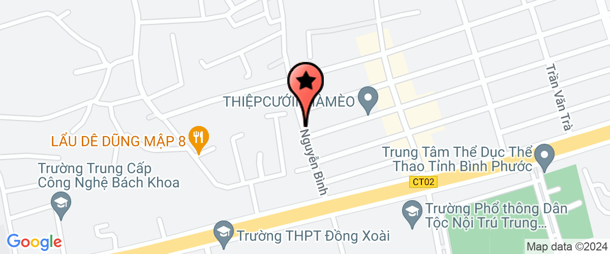 Map go to Dong Xoai - Net Company Limited