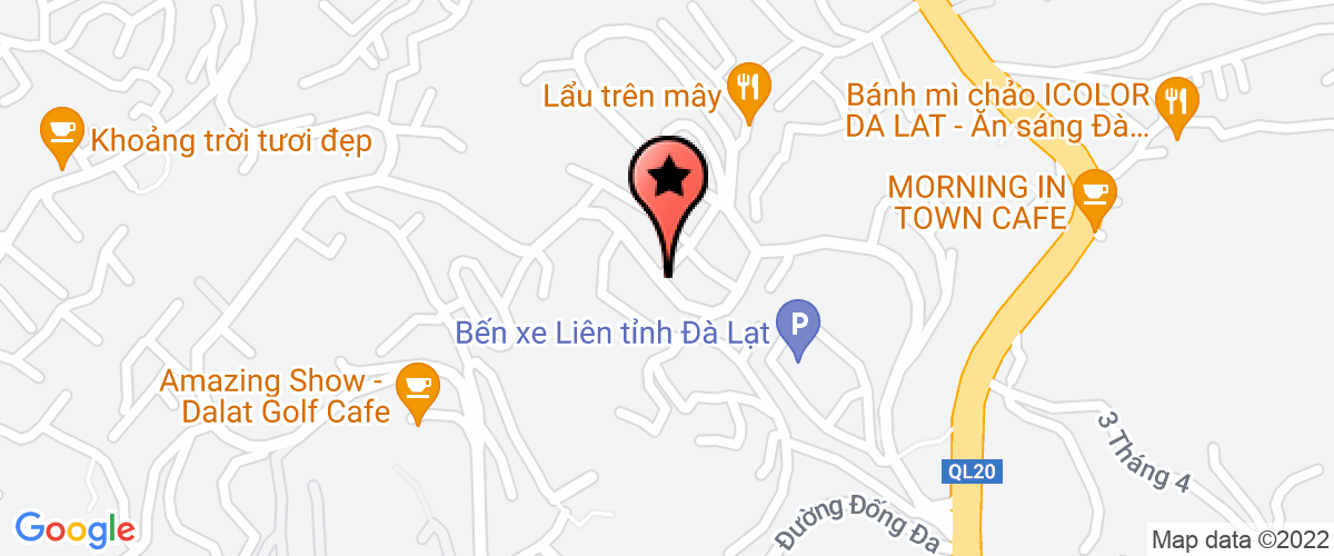 Map go to Da Lat Land Real-Estate Service Trading Company Limited