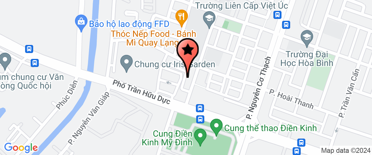 Map go to Ung Dung  An Binh Computer Electric Technical Company Limited